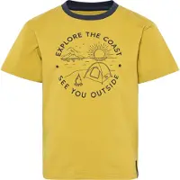 Didriksons Mynta Kids T-shirt 4 yellow pollen (M11) 120
