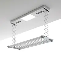 Foxydry Elektrischer Decken-Wäscheständer mit Fernbedienung, 122 cm – PRO
