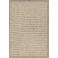 Morhane Giza outdoor balkonteppich rund Ø 120cm beige