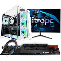Nitropc Gaming-Desktop-PC Pack Extrême - AMD Ryzen 7 7800X3D, NVIDIA GeForce RTX 5070 12 GB, 32 GB RAM, 2 TB SSD, Windows 11 Pro