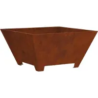 vidaXL Feuerstelle Rostoptik 60 x 60 x 30 cm