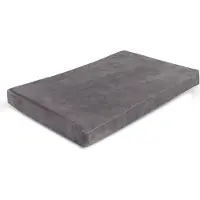 Letti Haustierbett Soffy Mat 30/50 cm grau – Orthopädische Latexmatte für Hunde & Katzen, 100 % Latex, wasserdicht, atmungsaktiv, langlebig –