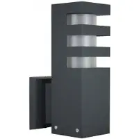 SU-MA Aluminium-Außenwandleuchte 1xE27 dunkelgrau IP54 RADO RADO K DG