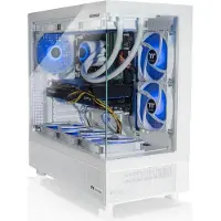 Broonbee Gaming PC AM4 Ryzen Amazon Thermaltake View Weiß 32 GB - 1 TB NVMe Nvidia GeForce RTX 5060 Wasserkühlung 360mm mit RGB Lüfter
