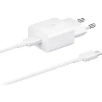 IK-Handelsgruppe Original Samsung Schnellladegerät Ladekabel Adapter Netzteil Typ C S21 S22 S23 Weiß Netzteil + Ladekabel
