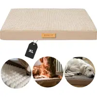 Dogeste Orthopädisches Hundebett XL mit gelenkschonender Hundematratze, waschbarer Bezug