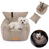 Dogeste Hundeautositz & Hundebett Auto für kleine Hunde