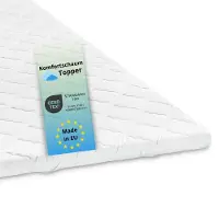 Sleepling ergonomischer Komfortschaum Topper, 140 x 190 cm, für alle Matratzen, Bodyprotect