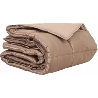 vidaXL Sommerdecke Gold 135 x 220 cm Satin und Mikrofaser