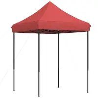 vidaXL Partyzelt 200 x 200 x 306 cm Bordeauxrot Oxford-Stoff