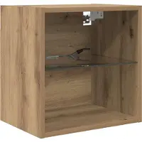 vidaXL TV Wand Einheiten mit LED 5 stk. Artisan-Eiche 100 x 30 x 30 cm