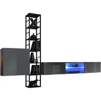 Xl Moebel Gmbh Wohnzimmermöbel Wohnwand Holz Einrichtung TV-Ständer Komplett Möbel