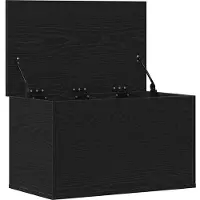 vidaXL Aufbewahrungsbox Schwarz Eichen-Optik 60 x 35 x 35 cm