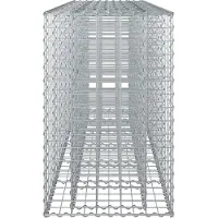 vidaXL Gabionen-Hochbeet 2 stk. 250 x 50 x 80 cm Verzinkter Stahl