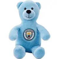 Manchester City FC - Bär Weich Plüsch-Spielzeug BS6168 (Einheitsgröße) (Hellblau)
