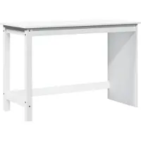 vidaXL Schreibtisch Weiß 112 x 50 x 75 cm Massivholz Kiefer