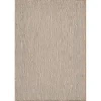 Ayyildiz Hali Outdoor Teppich Wetterfest 200x290 Rechteck Beige für Camping Garten oder innen Unicolor - Einfarbig