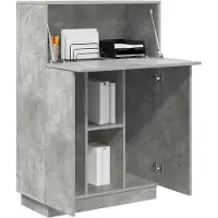 vidaXL Schreibtisch Betongrau 71.5 x 31.5 x 106.5 cm Holzwerkstoff