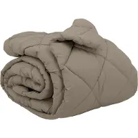 vidaXL Winterbettdecke 200 x 200 cm 450 g/m² Hellgrau