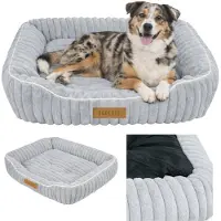 Dogeste Hundebett 85x65 cm weich rutschfest für kleine und mittelgroße Hunde