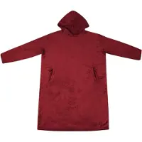 vidaXL Decken-Hoodie Bordeauxrot L Flanell