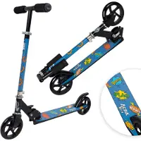 ACRA Joy Superhero Scooter, für Kinder bis 9 Jahre, zusammenklappbar, mit Hinterradbremse