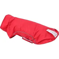 vidaXL Hunde Regenmantel mit Reflexstreifen Polyester Rot M