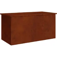 vidaXL Gartenlagerkissenbox Verzinkter Stahl 100 x 50,5 x 50 cm 220 L