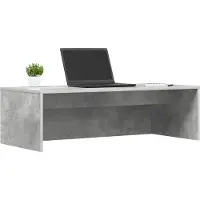vidaXL Wandtisch Beton Grau Holzwerkstoff 100 x 45 x 30 cm