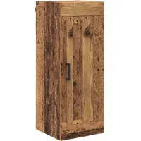 vidaXL Highboard Altholz 34,5 x 34 x 180 cm Holzwerkstoff