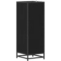 vidaXL Badezimmermöbel-Set Schwarz Eichen-Optik 35 x 37,5 x 100 cm