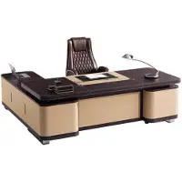 Xl Moebel Gmbh Eckschreibtisch aus MDF und PVC in modernem Design, schwarz