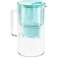 Wessper D2 Borosilicate Wasserfilter 3,3 Liter mit AquaMax Filter in Mint