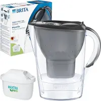 Brita Marella, Pitcher-Wasserfilter, 2,4 l, Transparent, Grau