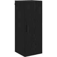 vidaXL Highboard Schwarz Eichen-Optik 34,5 x 34 x 180 cm Holzwerkstoff