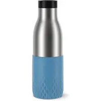 Tefal Bludrop Sleeve N31107, Tägliche Nutzung, 500 ml, Schraubdeckel, Edelstahl, Blau, Edelstahl, Erwachsener