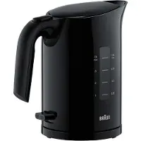 Braun PurEase WK 3000 BK, 1 l, 2200 W, Schwarz, Wasserstandsanzeige, Filterung