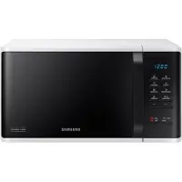 Samsung MS23K3513AW, Arbeitsplatte, 800 W, Eingebautes Display, LED, Tasten, Weiß