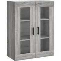 vidaXL Highboard Grau Sonoma 69,5x34x180 cm Holzwerkstoff