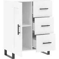 vidaXL Sideboard Weiß 69,5x34x90 cm Holzwerkstoff