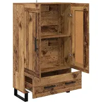 vidaXL Highboard Altholz 69,5 x 31 x 115 cm Holzwerkstoff