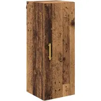 vidaXL Highboard 2 stk. Altholz 34,5 x 34 x 180 cm Holzwerkstoff