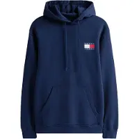 Tommy Hilfiger Tommy Jeans "TJM REG ESSENTIAL FLAG HOOD EXT", mit bedruckten Markenlogo auf Brusthöhe