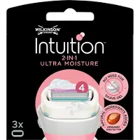 Wilkinson Sword Intuition Ultra Moisture Rasierklingen 3er Set - Sanfte & Gründliche Rasur -