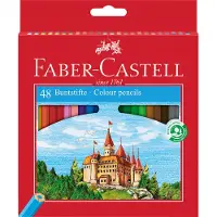 Faber-Castell Rotes Etui 48 Buntstifte