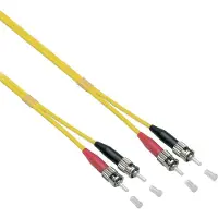 EFB Elektronik O2003.20 Duplex Jumper ST-ST 9/125μ, OS2, LSZH, gelb, 3.0mm, 20m O200320