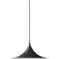 Gubi Hängeleuchte Semi, Ø 30 cm, schwarz
