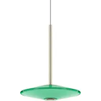 Loom Design LED-Pendelleuchte Solene, grün, Glas, Ø 20 cm