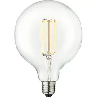 Design By Us LED-Leuchtmittel Globe, E27, Ø 12,5cm, 3,5W, 2.700K, dimmbar