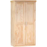 Ebuy24 Leovra Kleiderschrank 2 Türen, natur.